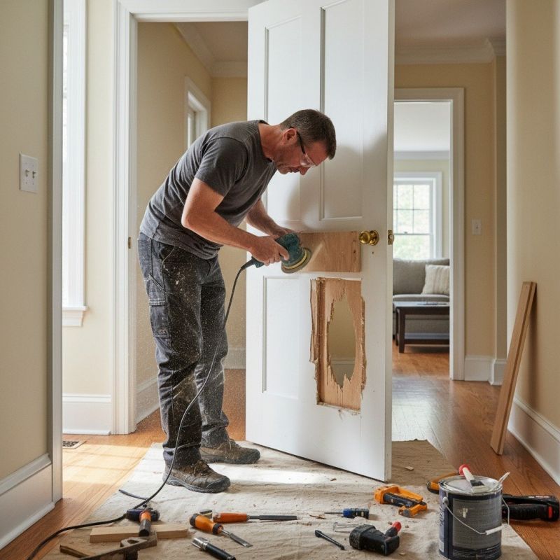 Entrance Door Repair in Kansas City, KS