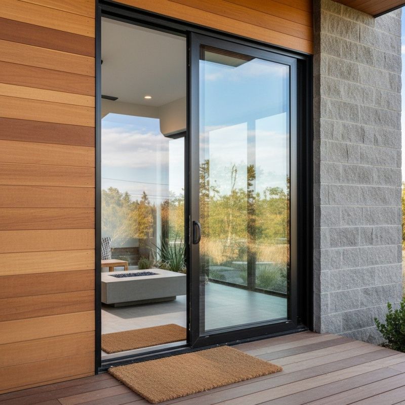 Wood Sliding Door Installation in Alpharetta, GA